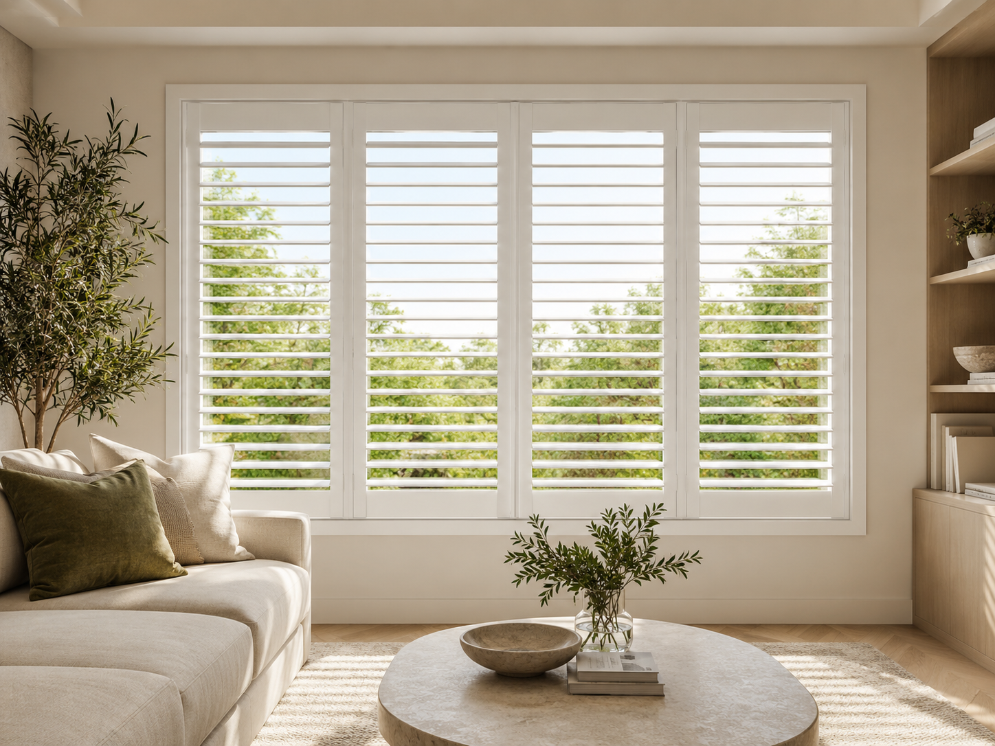 Luxury Plantation Shutters interior